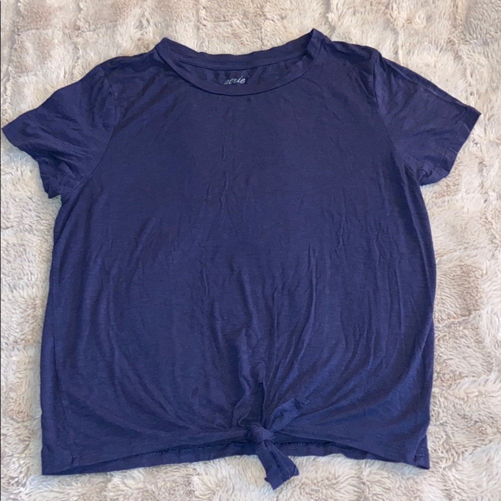 Navy blue tee